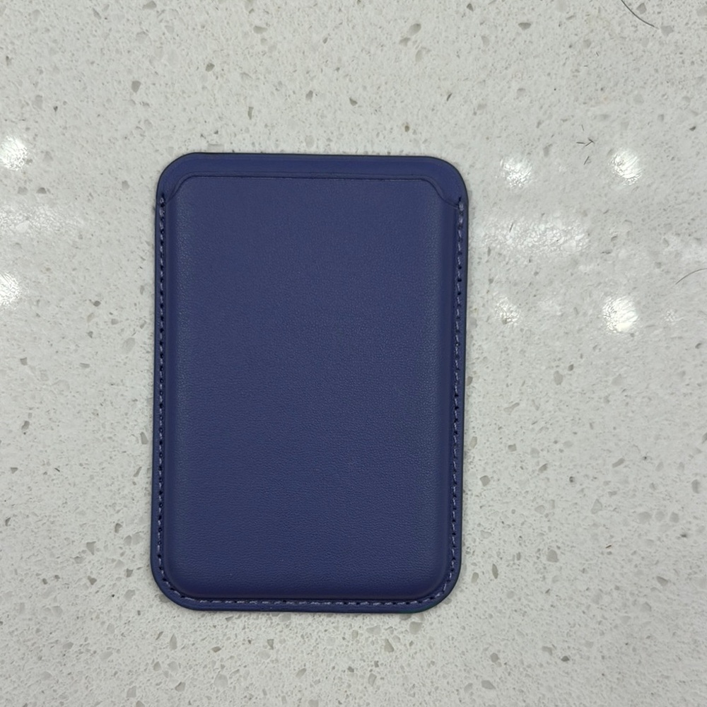 Purple magnetic Card Holder